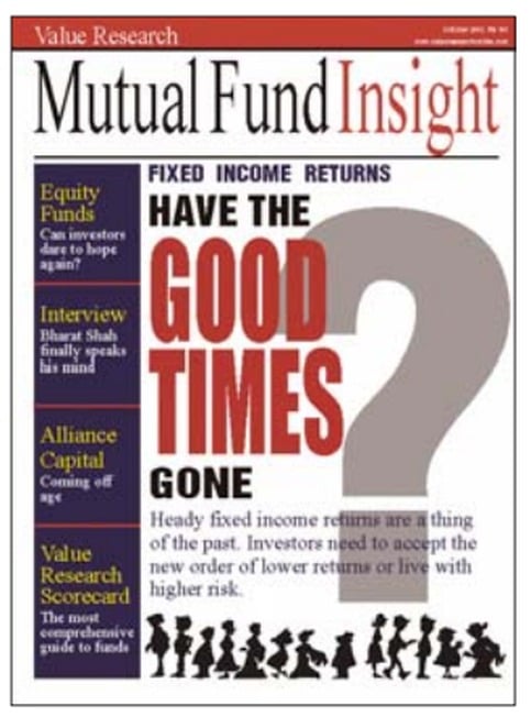 Mutual Fund Insight first issue, October 2002: Have the Good Times Gone?