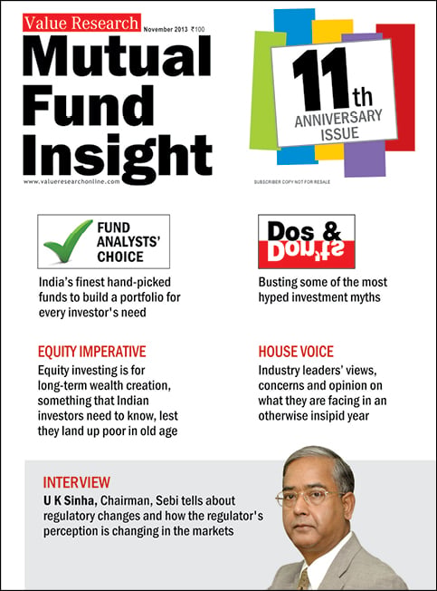 Mutual Fund Insight anniversary issue, 2013: 11th anniversary issue